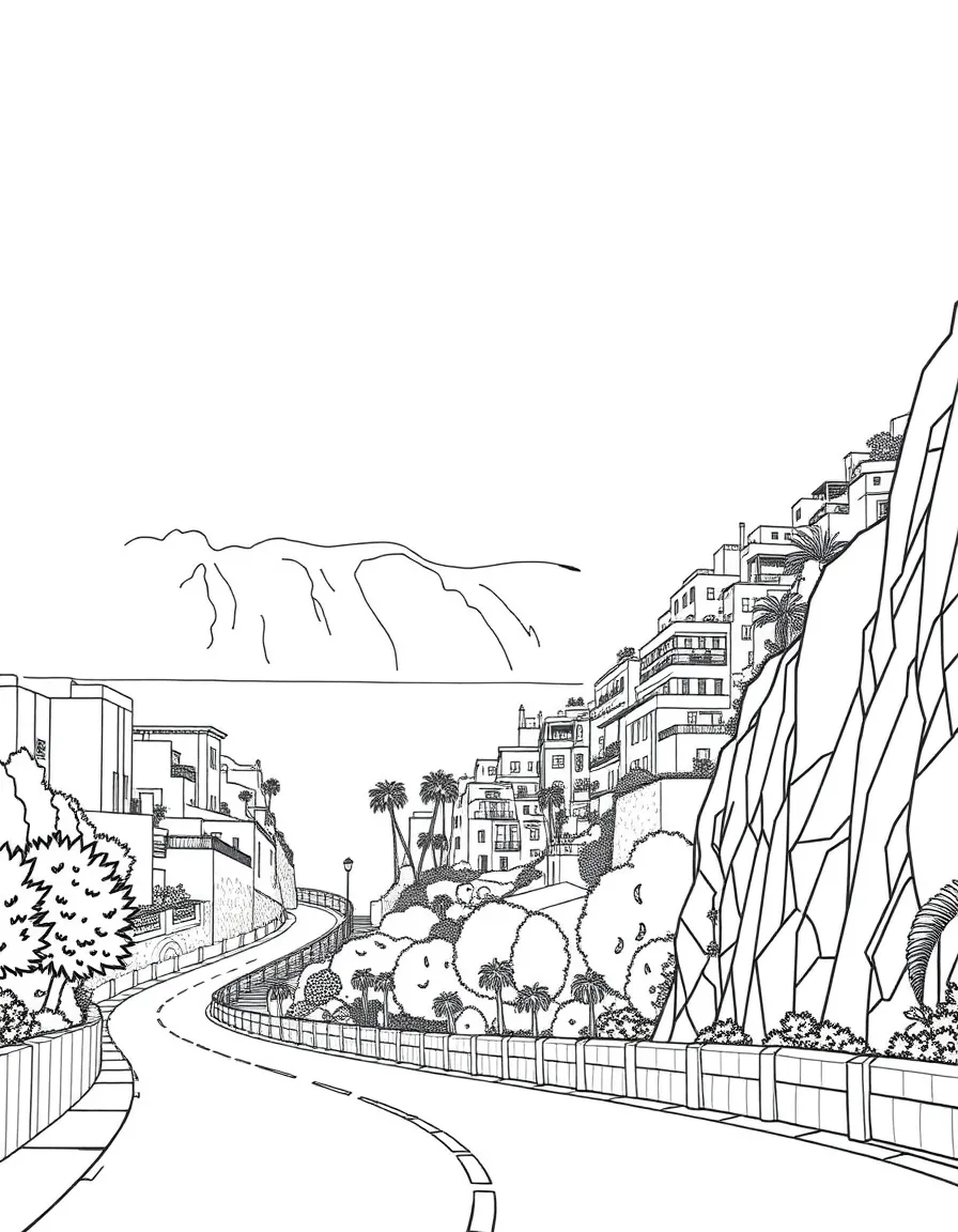 (Italy) A scenic road along the Amalfi Coast