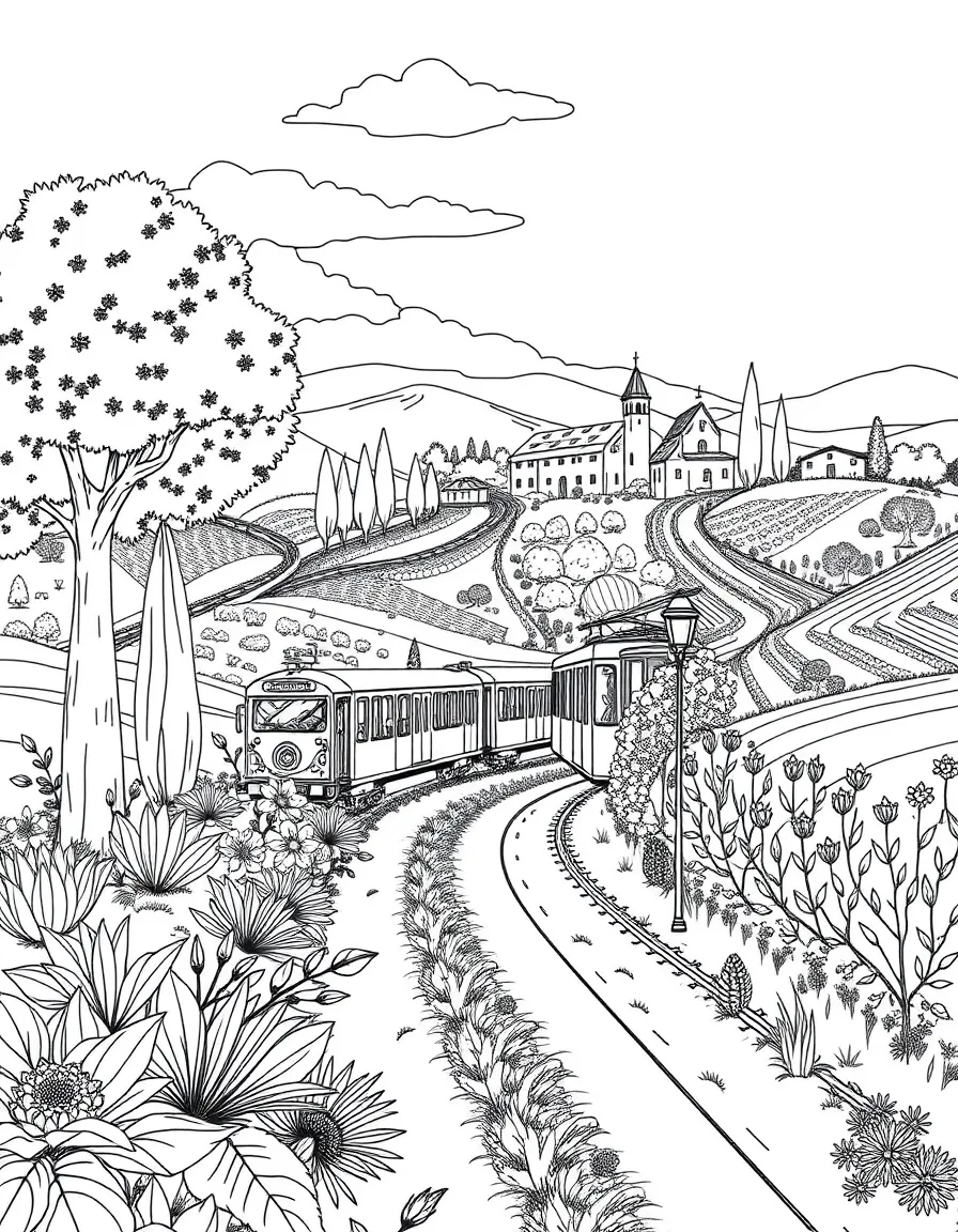 (Italy) A scenic train ride through Tuscany