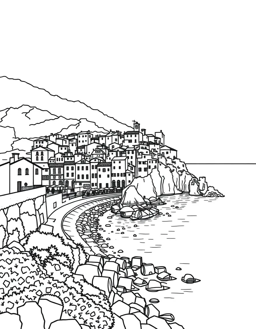 (Italy) A peaceful coastal village in Liguria