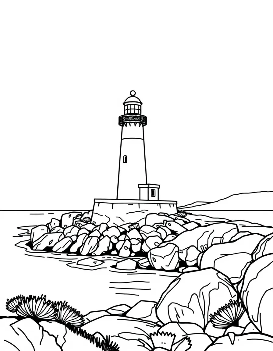 (Italy) A lighthouse on the coast of Sardinia