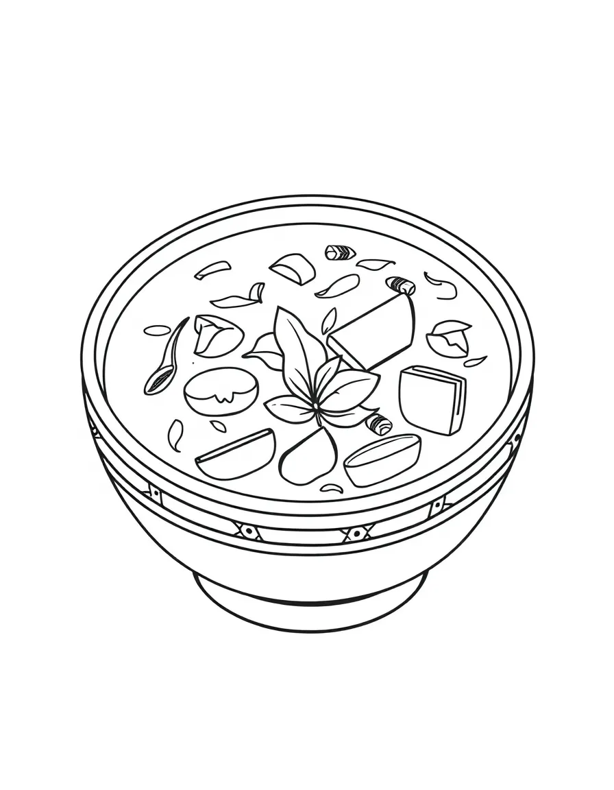 (Italy) A bowl of minestrone soup