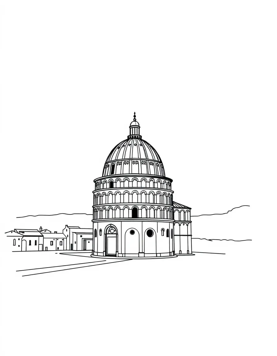 (Italy) A picture of Pisa from a plane