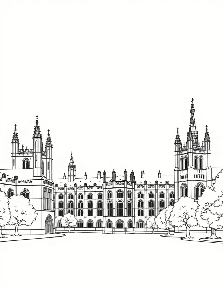 (UK, United Kingdom) Oxford University dreaming spires and college buildings