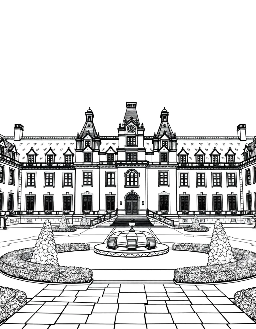 (UK, United Kingdom) Palace of Holyroodhouse in Edinburgh with courtyard