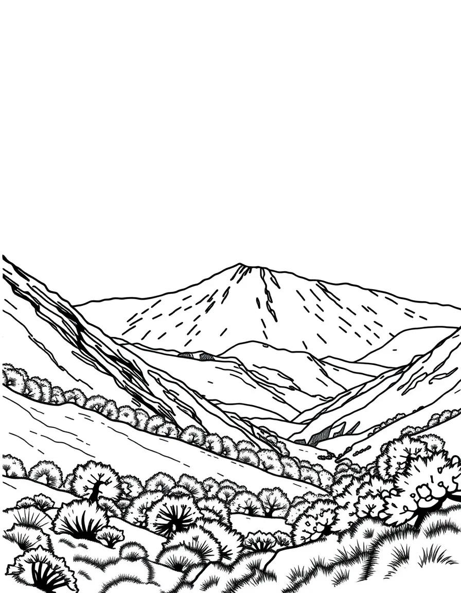 (UK, United Kingdom) Brecon Beacons mountain range in Wales
