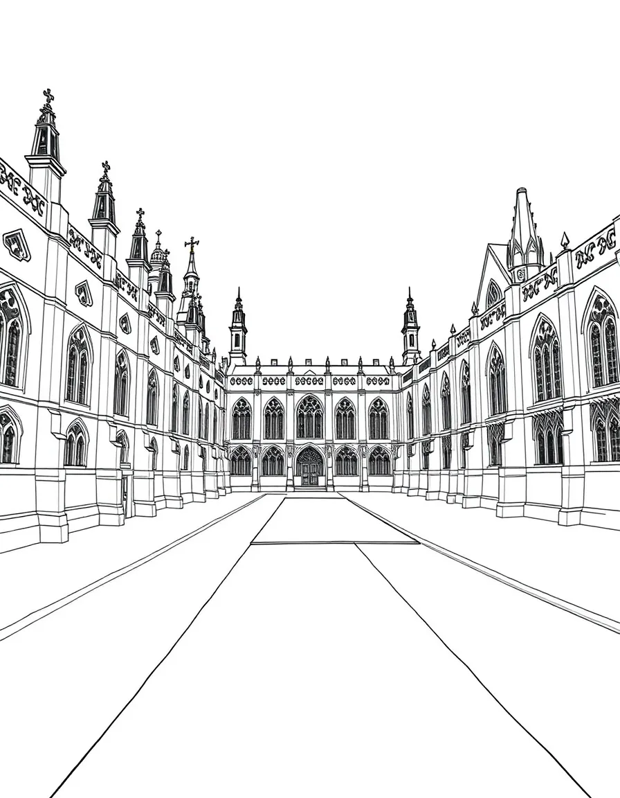 (UK, United Kingdom) Trinity College Cambridge with Great Court