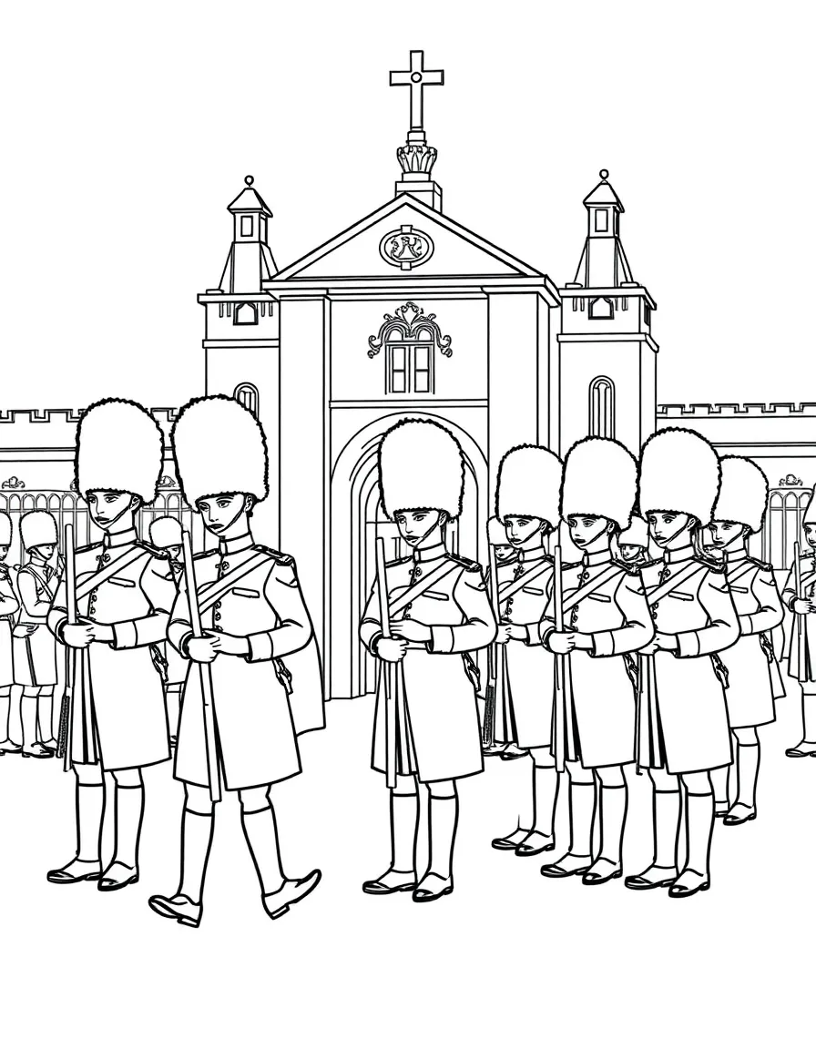 (UK, United Kingdom) Changing of the Guard ceremony