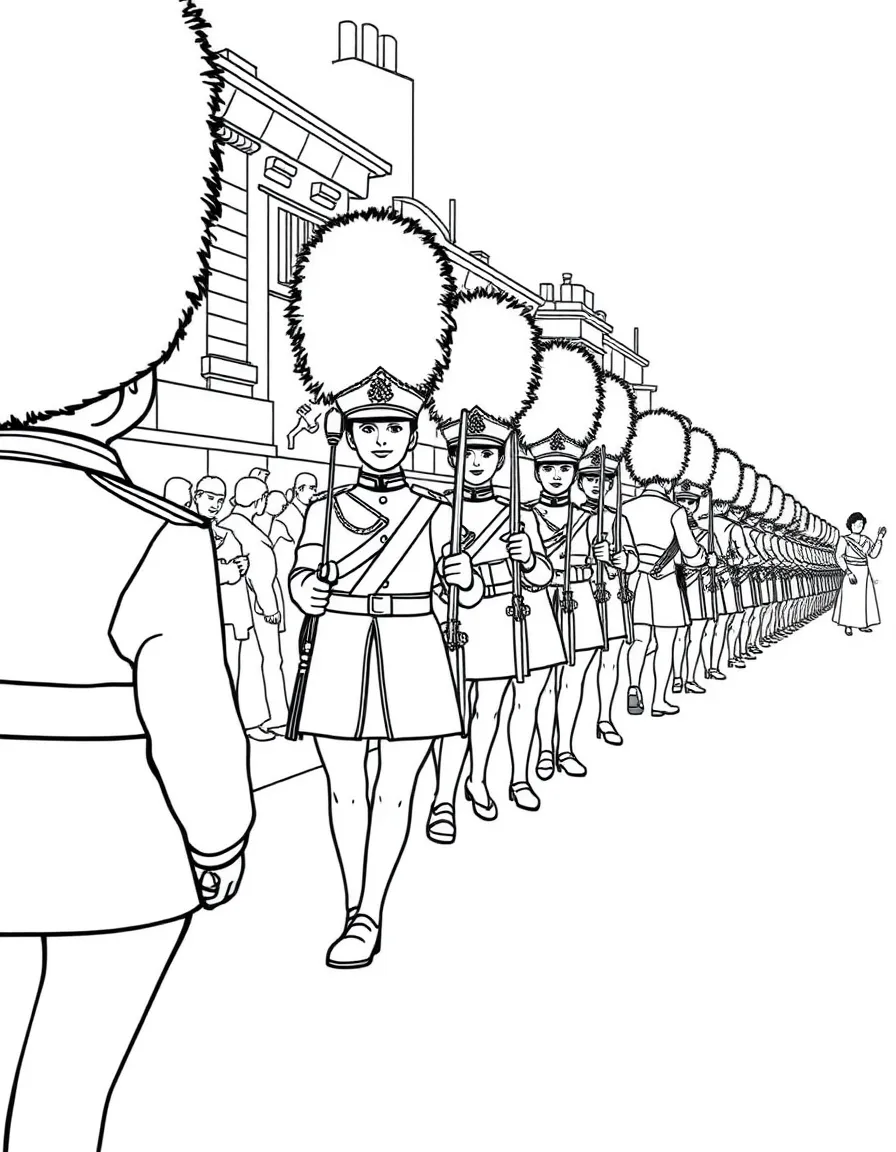(UK, United Kingdom) Trooping the Colour parade
