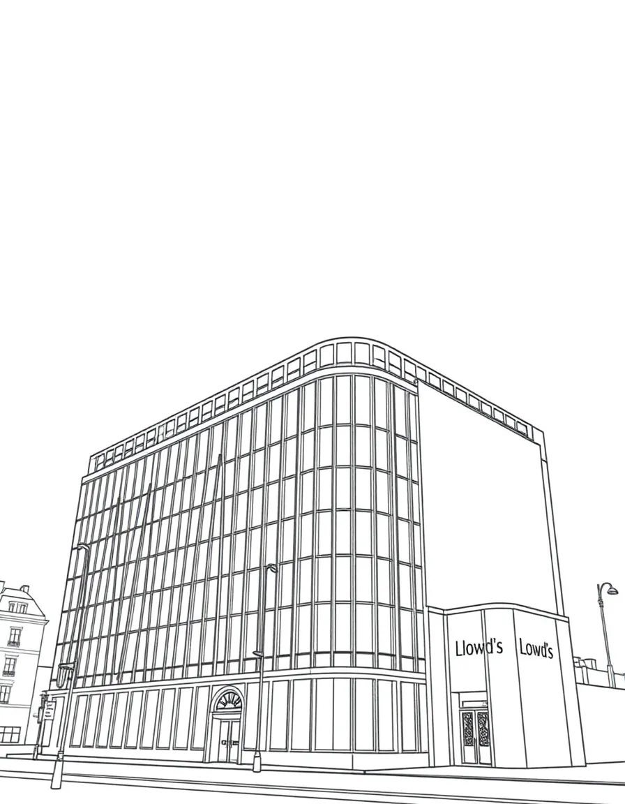 (UK, United Kingdom) Lloyd's of London building with modern architecture