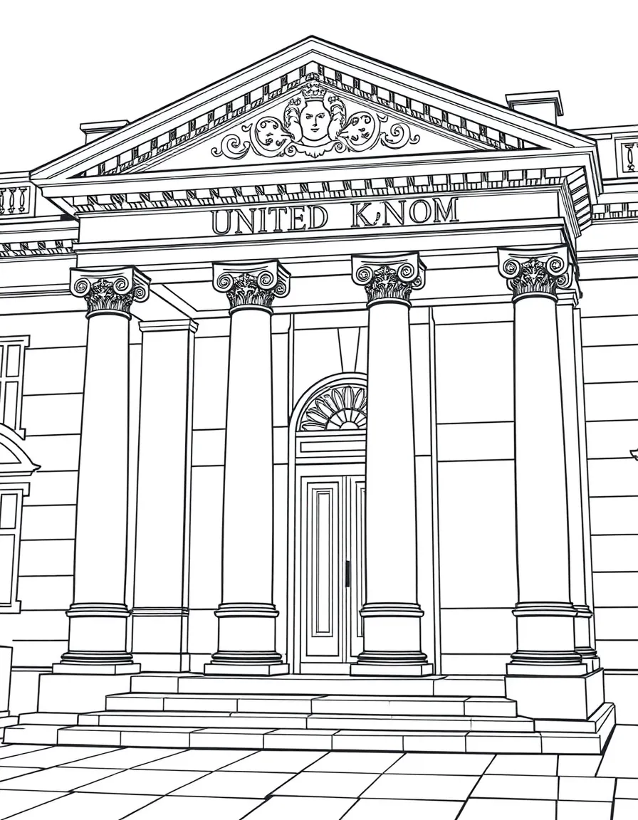 (UK, United Kingdom) Royal Exchange with classical columns