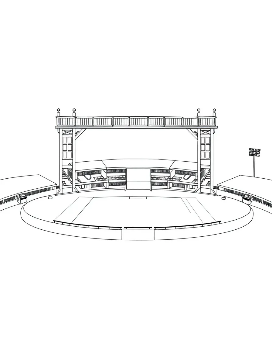 (UK, United Kingdom) Lord's Cricket Ground with pavilion
