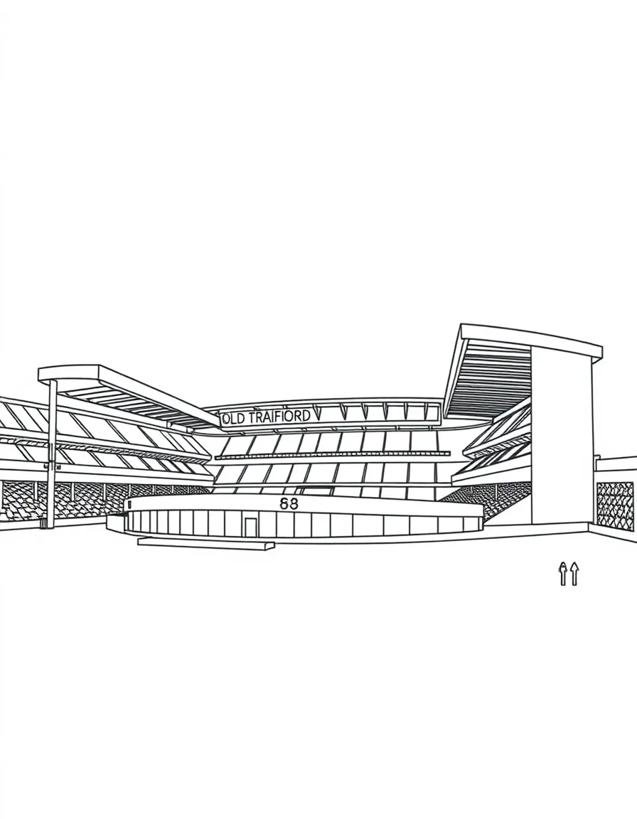 (UK, United Kingdom) Old Trafford football stadium