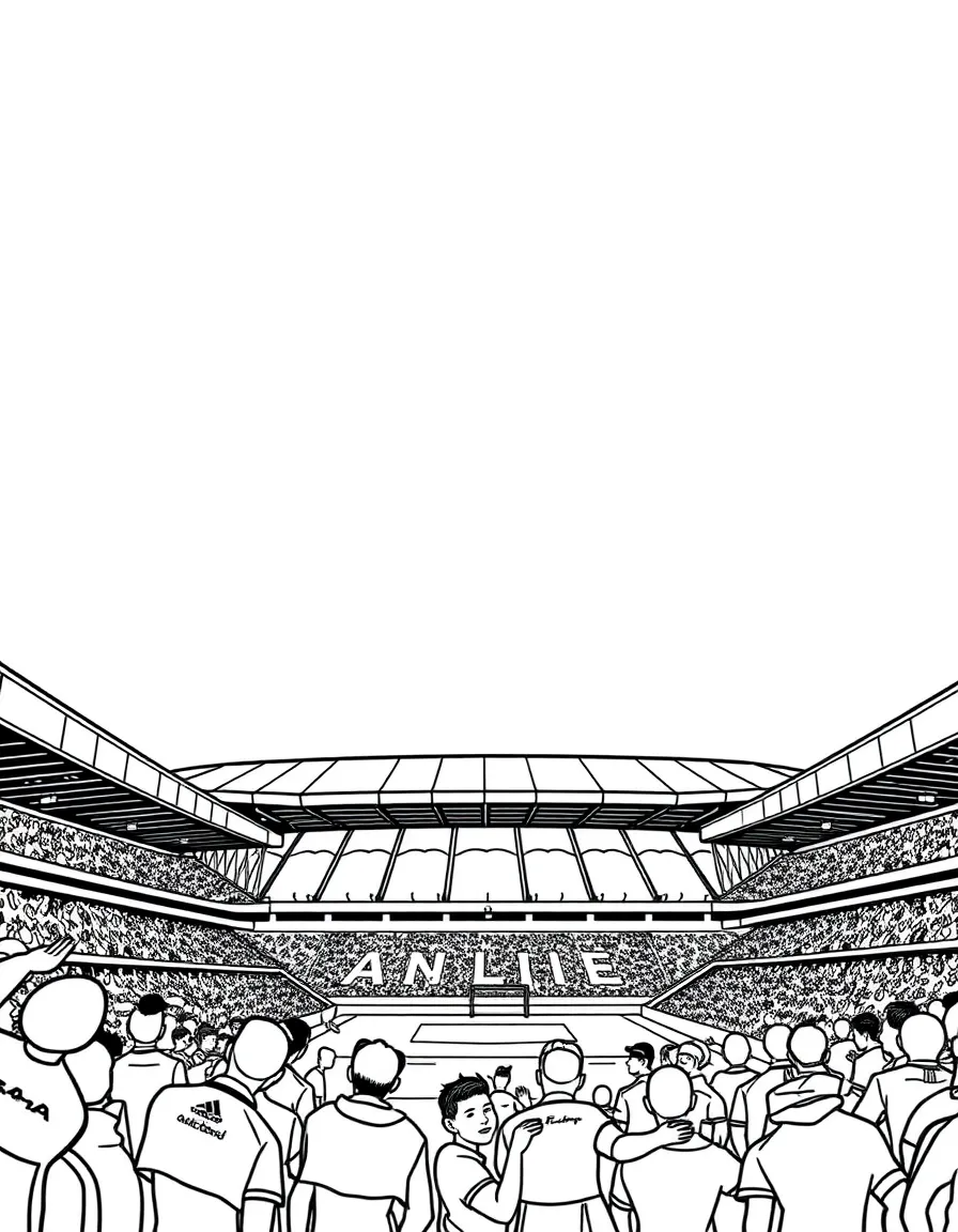 (UK, United Kingdom) Anfield stadium with Kop end
