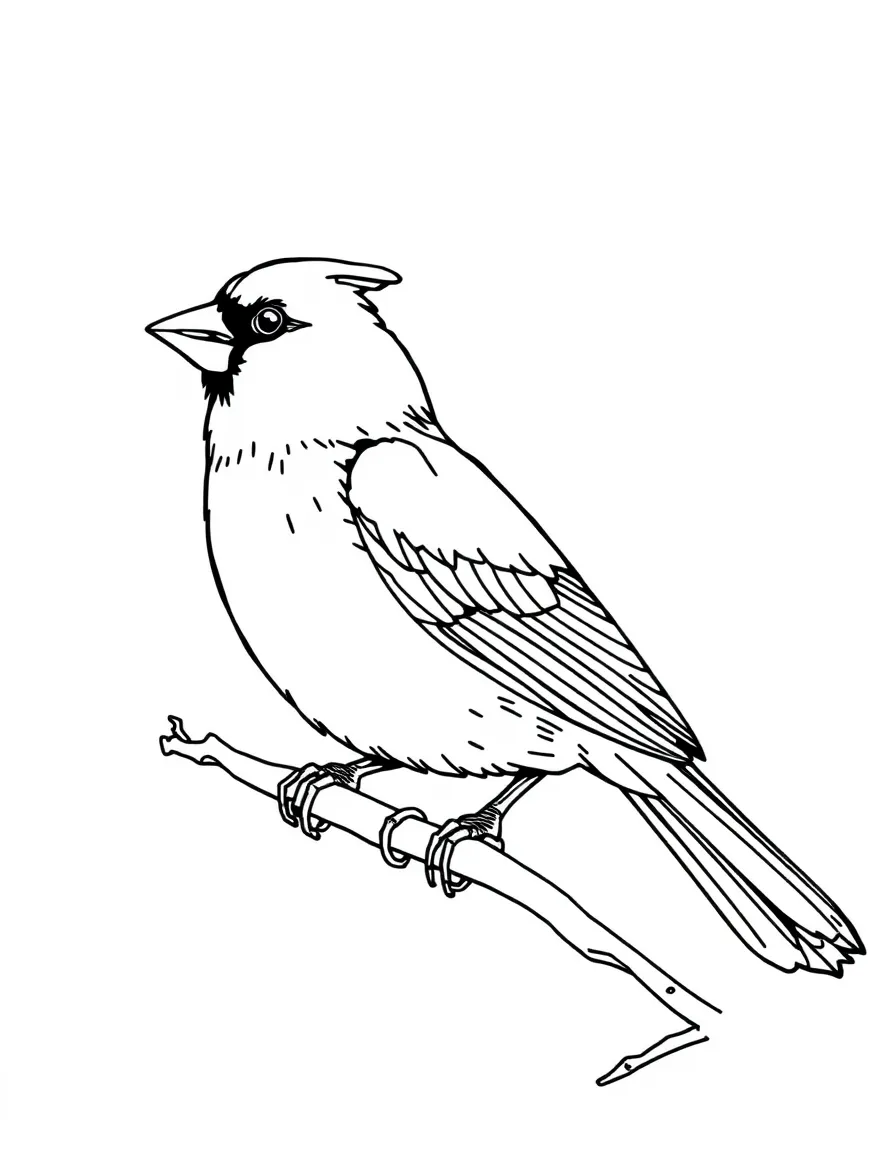 (Georgia) A cardinal – Georgia’s state bird