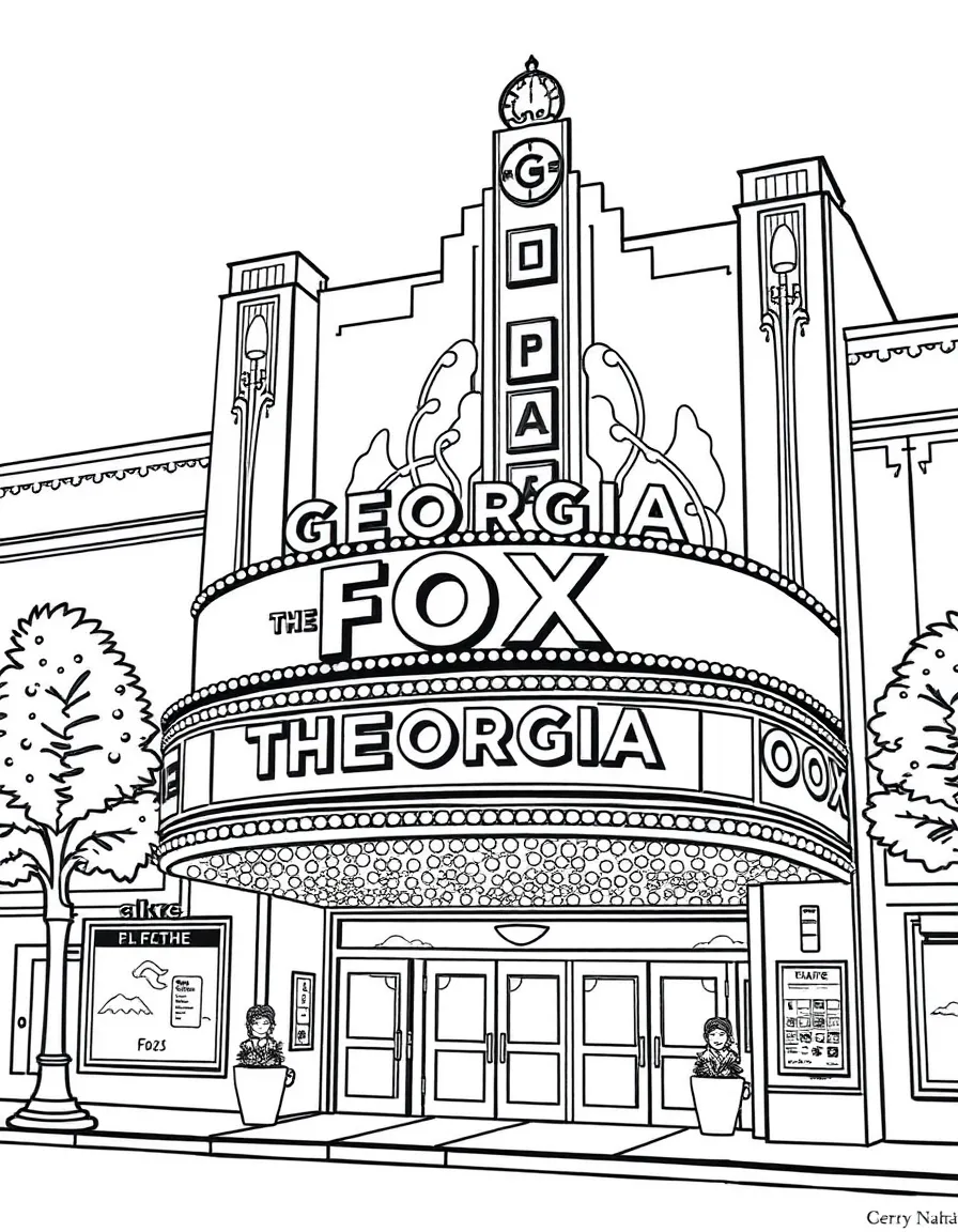 (Georgia) The Fox Theatre marquee