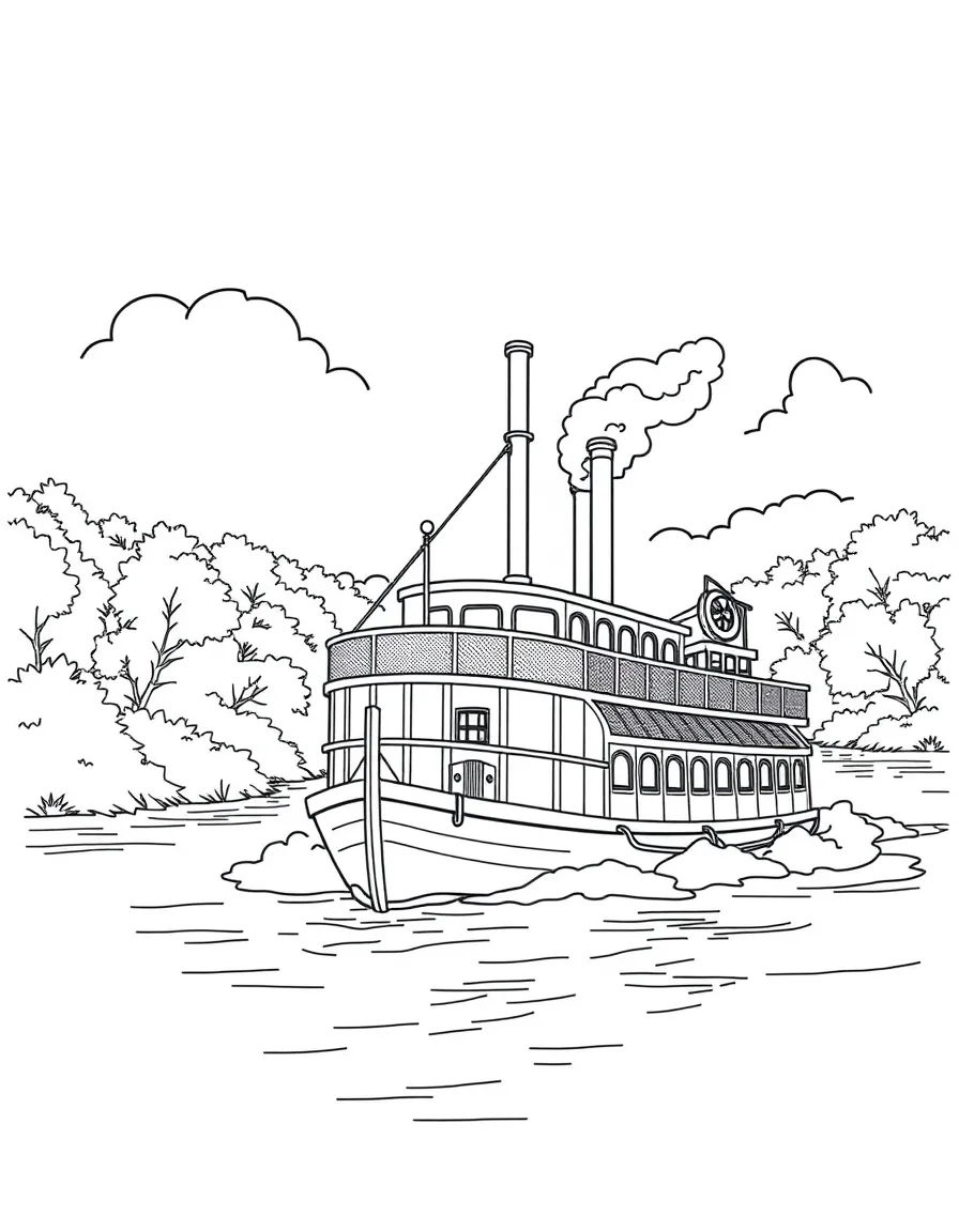 (Arkansas) A paddleboat on the Arkansas River