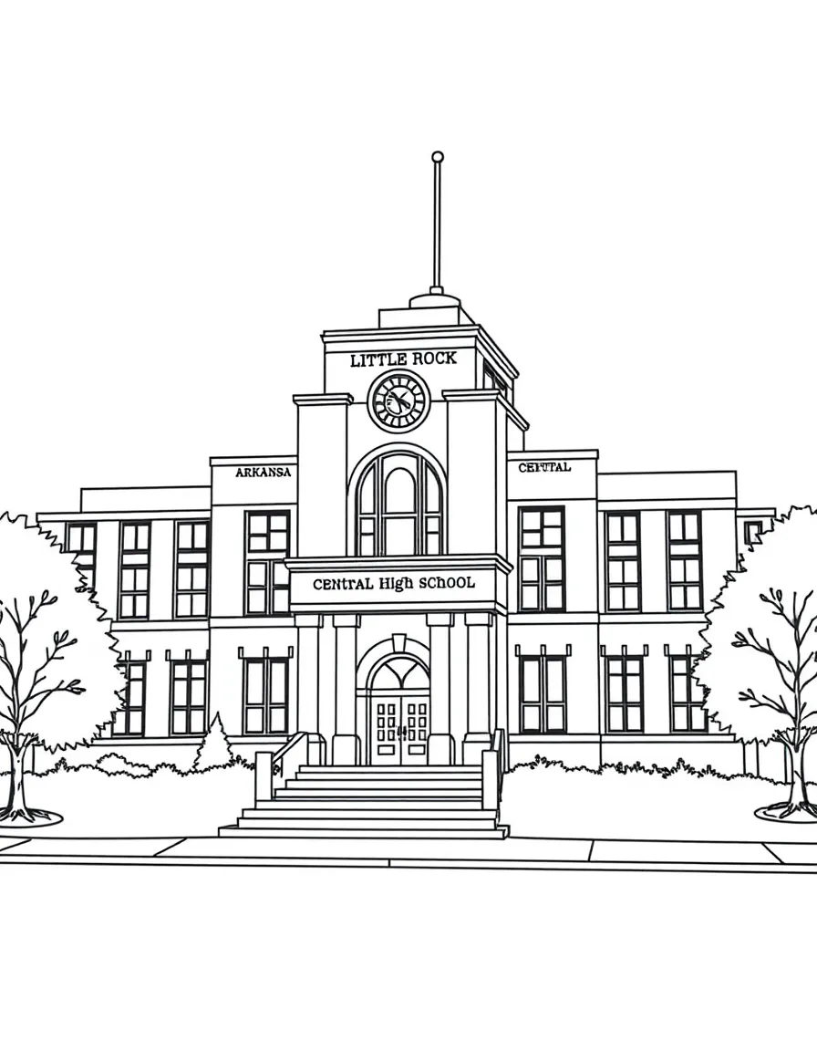 (Arkansas) The Little Rock Central High School building