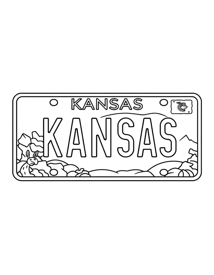 (Kansas) Kansas license plate design