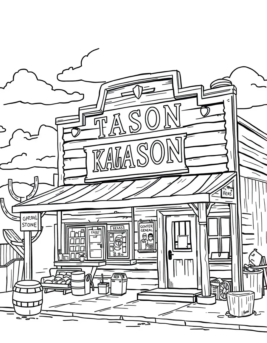 (Kansas) Old west saloon and general store