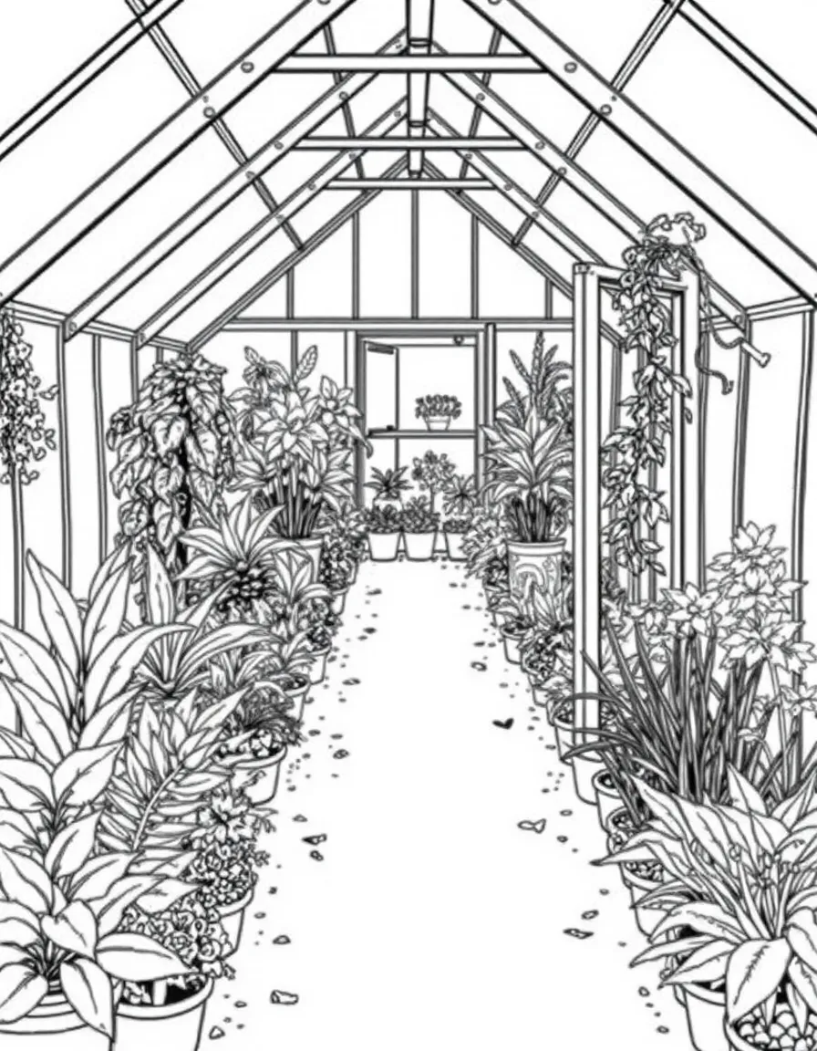(Kansas) Kansas greenhouse filled with plants