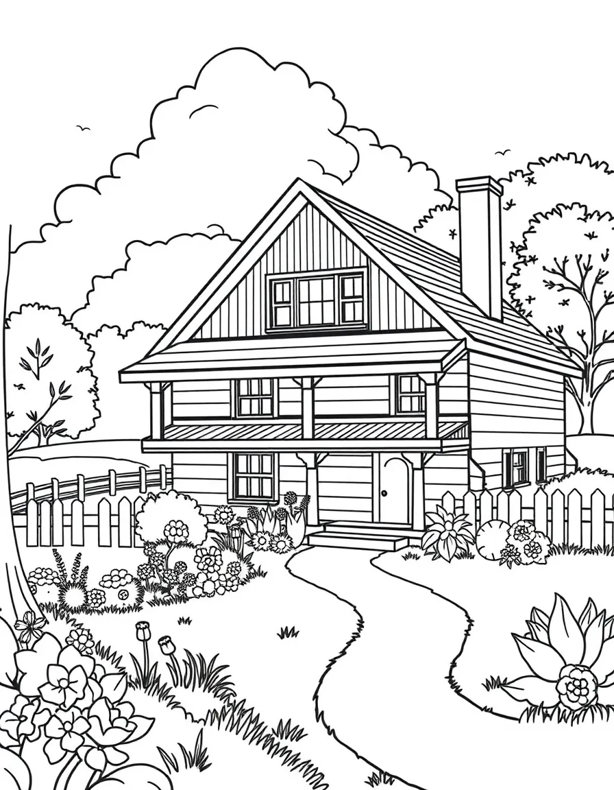 (Indiana) Traditional Indiana farmhouse