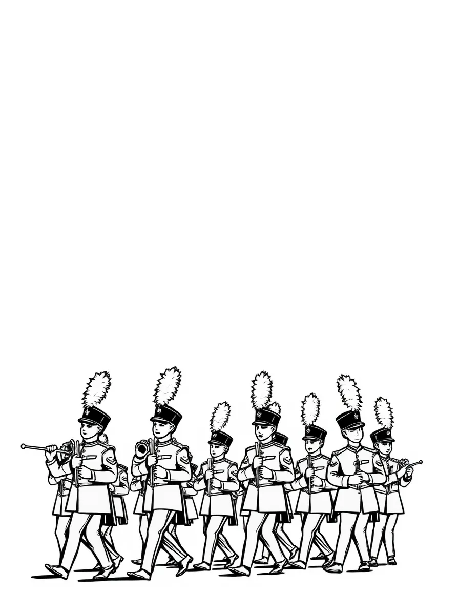 (Indiana) A marching band from a high school in Indiana