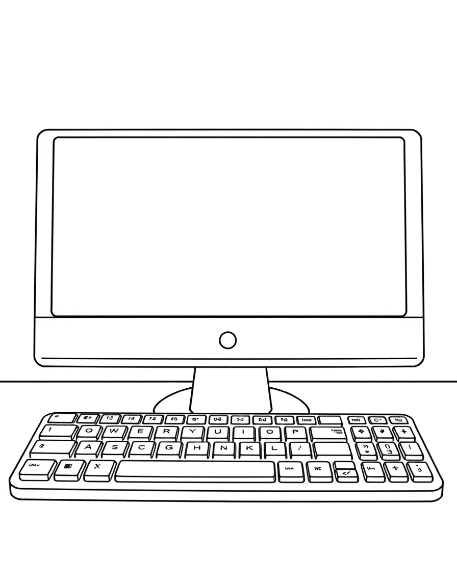 a computer keyboard