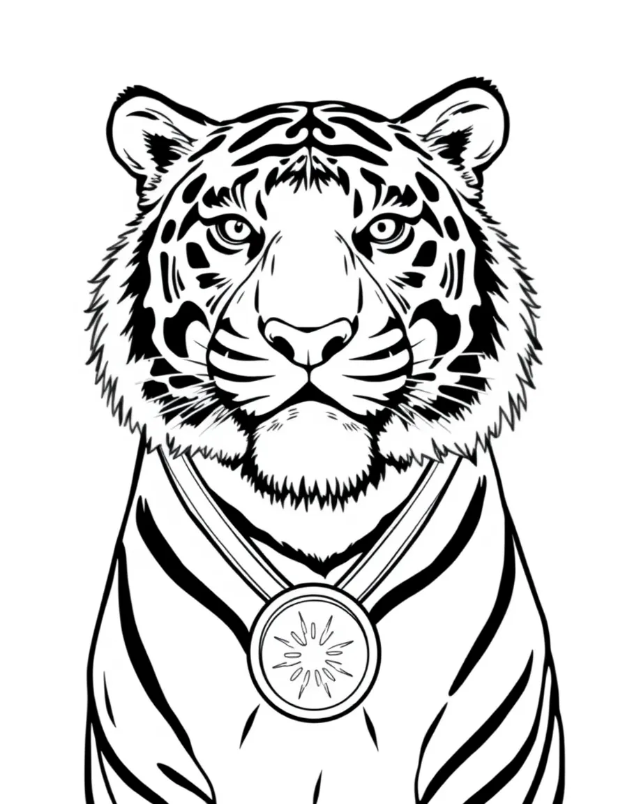 A tiger wins Animal Olympics gold medal