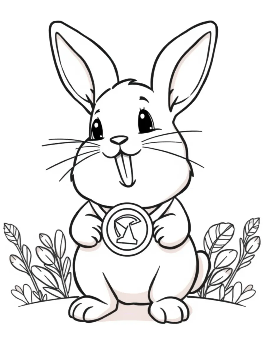 A cute bunny wins Animal Olympics gold medal