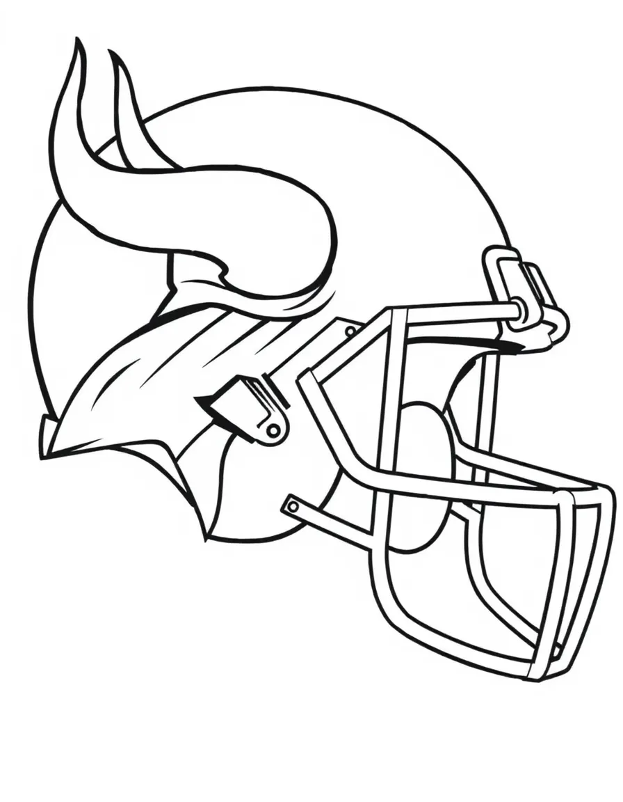 (Minnesota) Minnesota Vikings football helmet