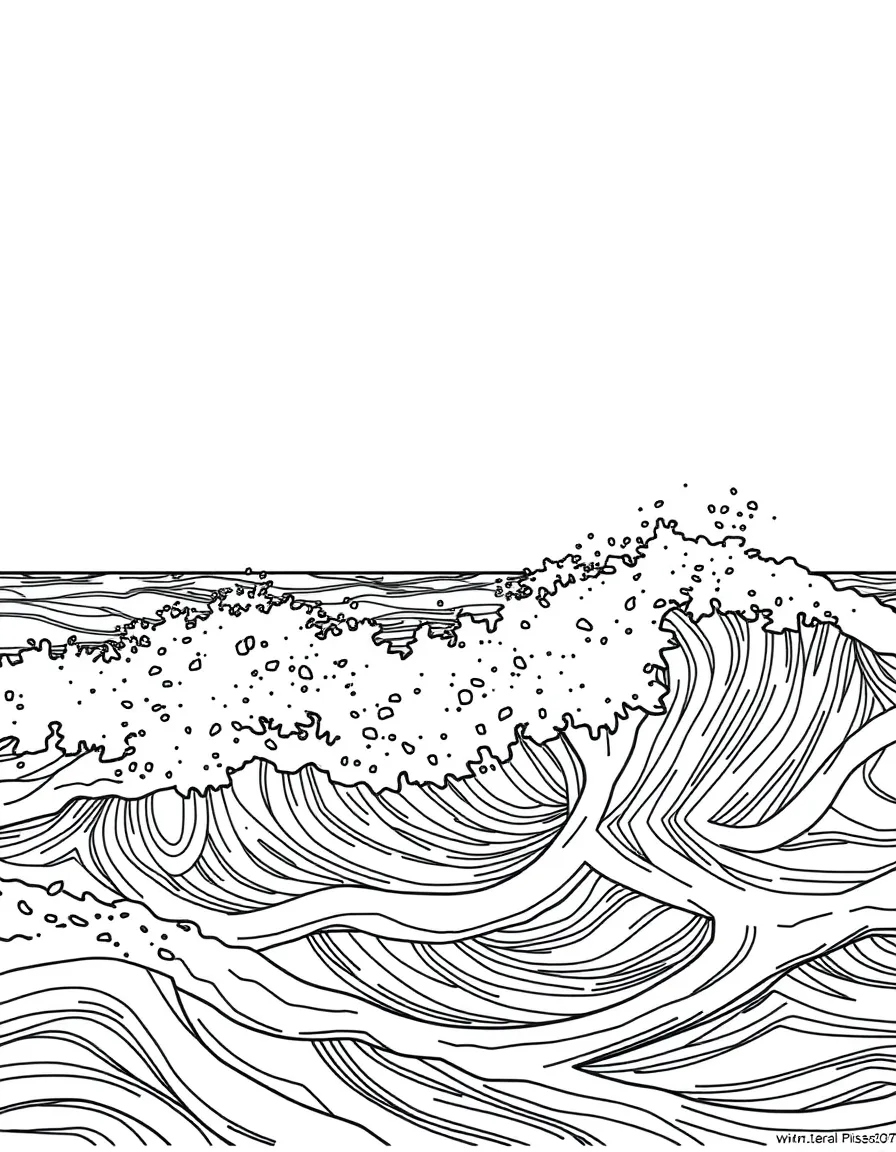 (Minnesota) Lake Superior with crashing waves
