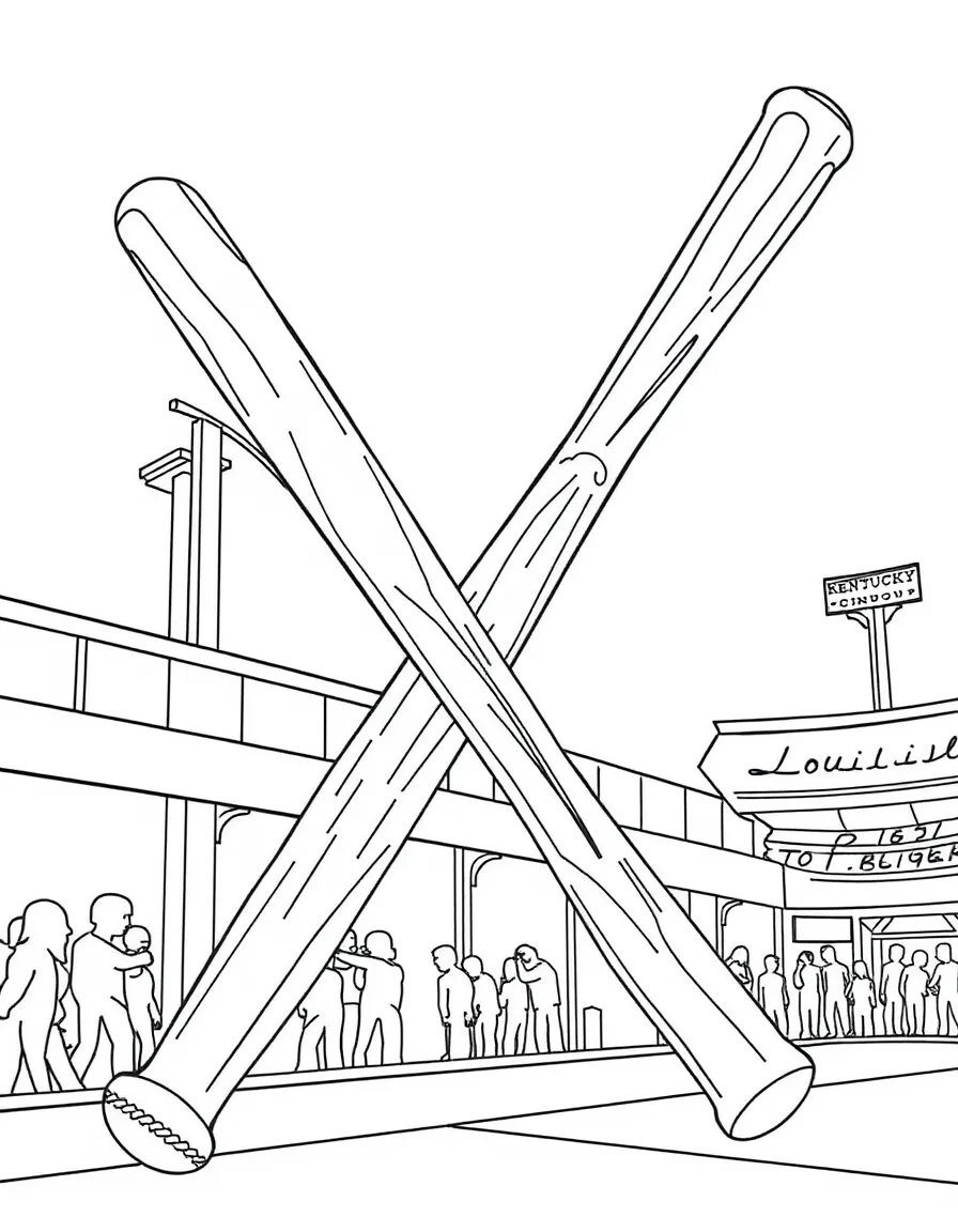 (Kentucky) Louisville Slugger Museum giant baseball bat
