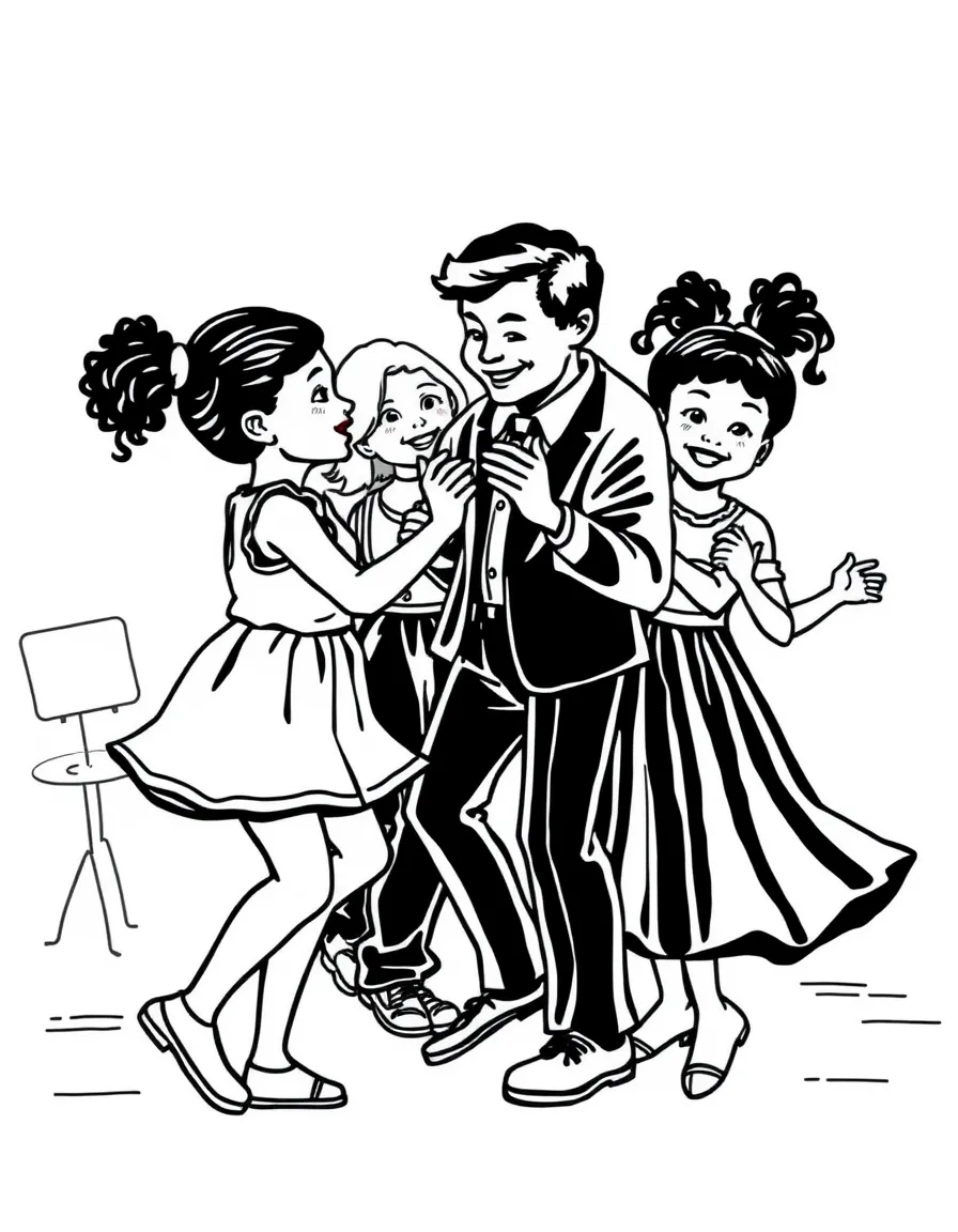 (South Carolina) Children dancing the shag (state dance)