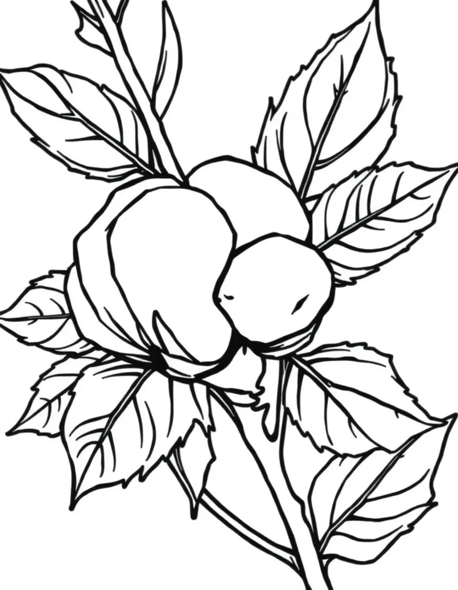 (South Carolina) A cotton boll close-up with leaves