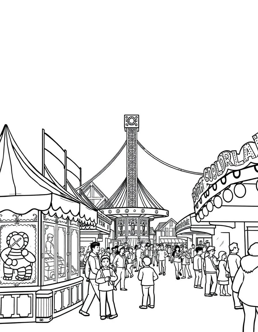 (South Carolina) A colorful carnival at the South Carolina State Fair