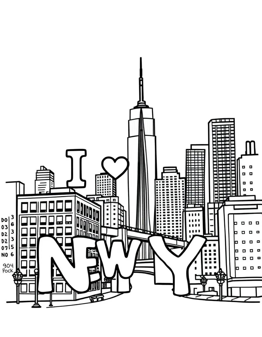 (New York) “I ❤️ NY” T-shirt design