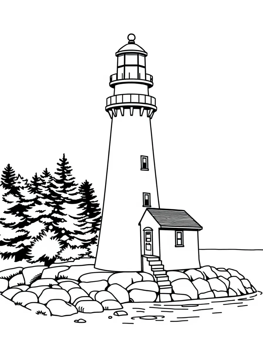 (New Hampshire) A historic lighthouse in Portsmouth