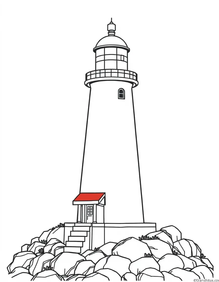 (Maine) The Portland Head Light lighthouse