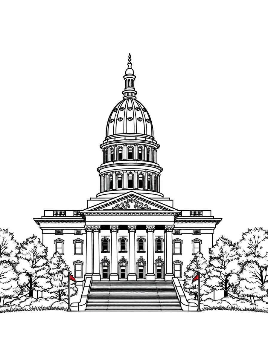 (West Virginia) The state capitol building in Charleston