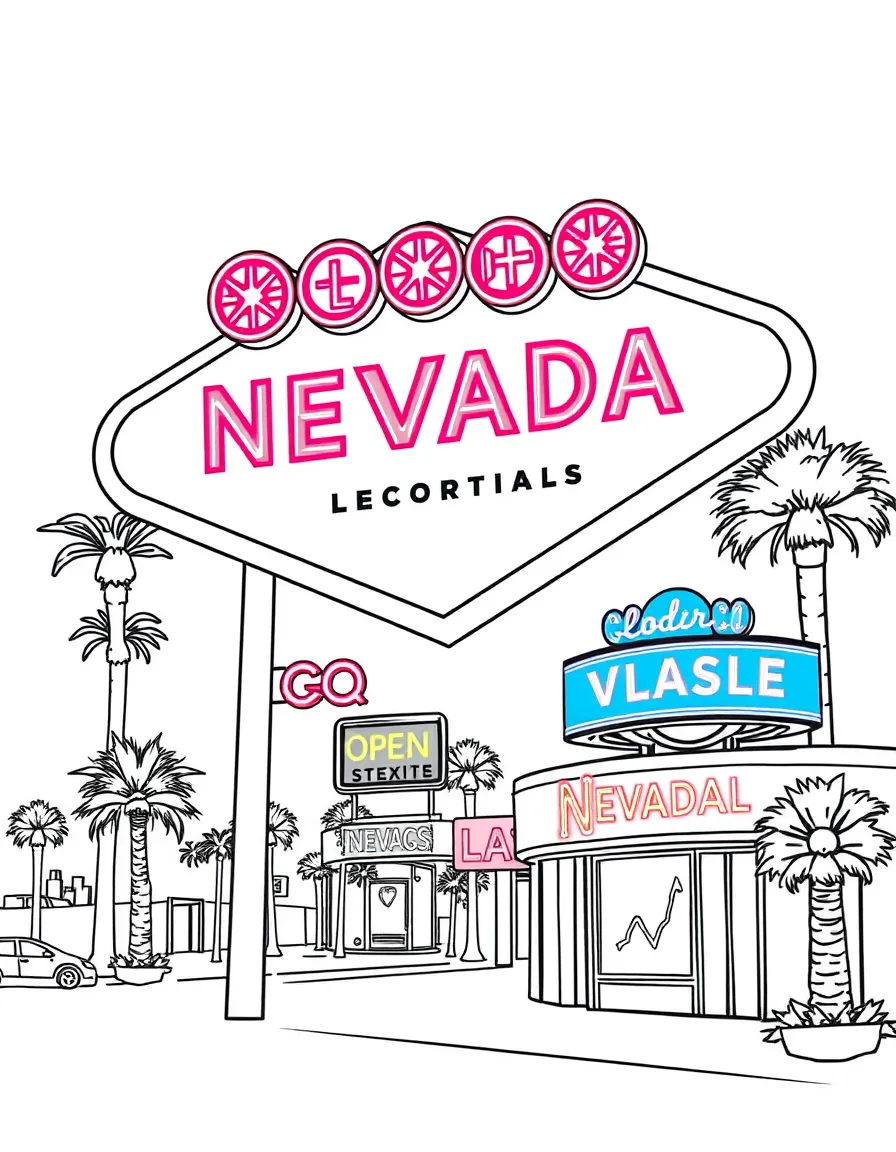 (Nevada) Colorful neon signs from Las Vegas