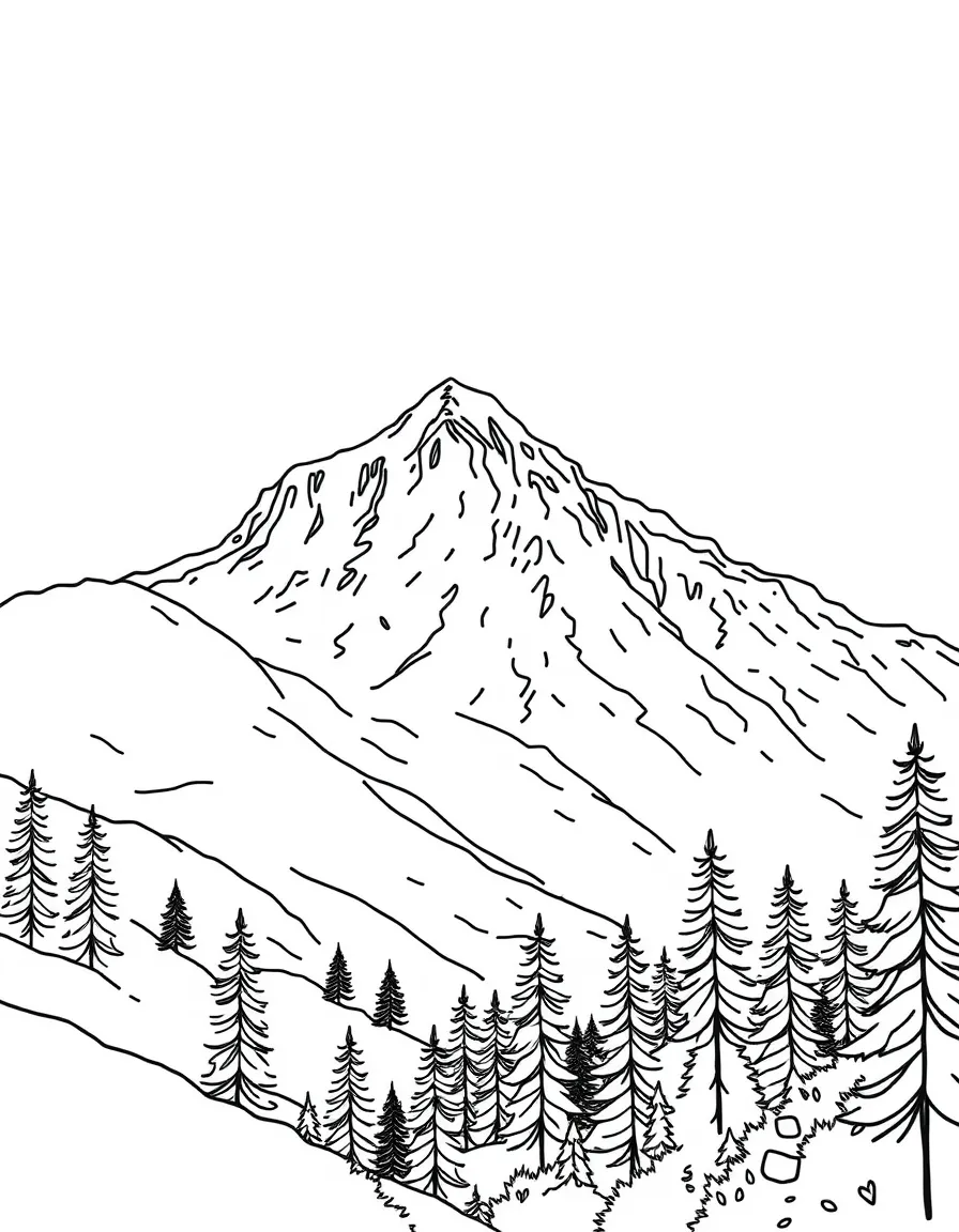 (Nevada) Snow-capped Mount Charleston