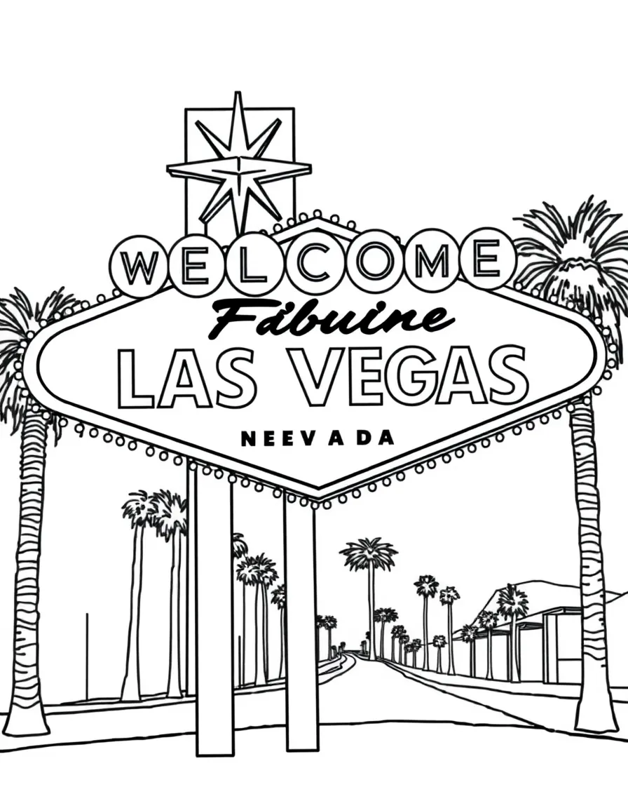 (Nevada) A Las Vegas welcome sign