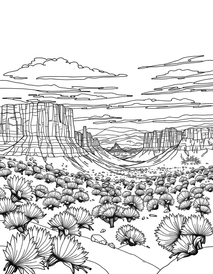 (Nevada) A scenic view of Valley of Fire rock formations