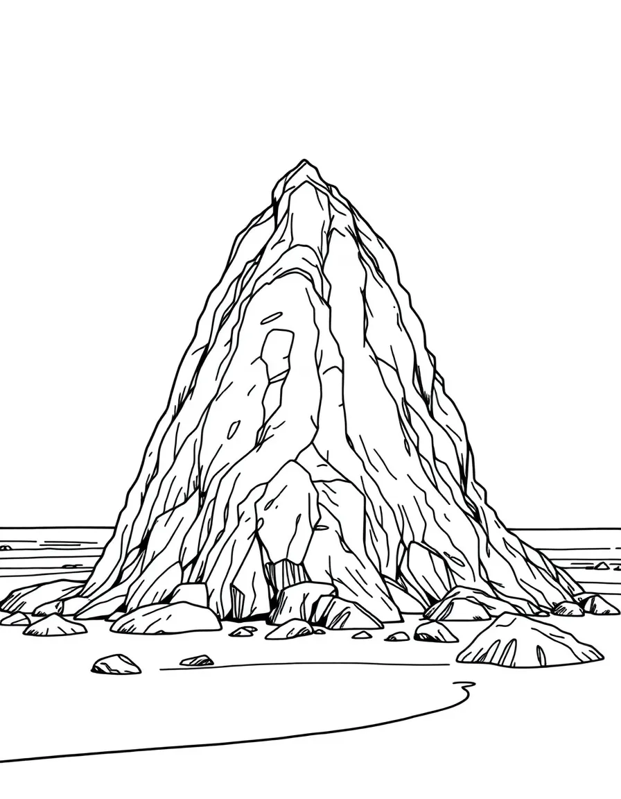(Oregon) Haystack Rock at Cannon Beach