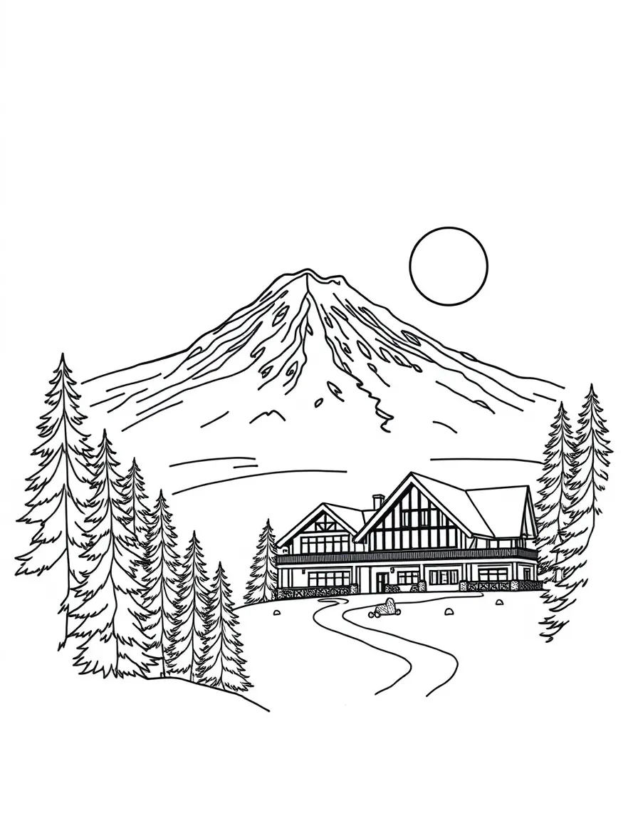 (Oregon) Timberline Lodge on Mount Hood
