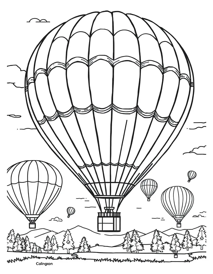 (Oregon) Hot air balloons in Albany