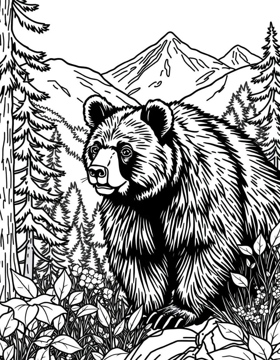 (Tennessee) A black bear in the Great Smoky Mountains