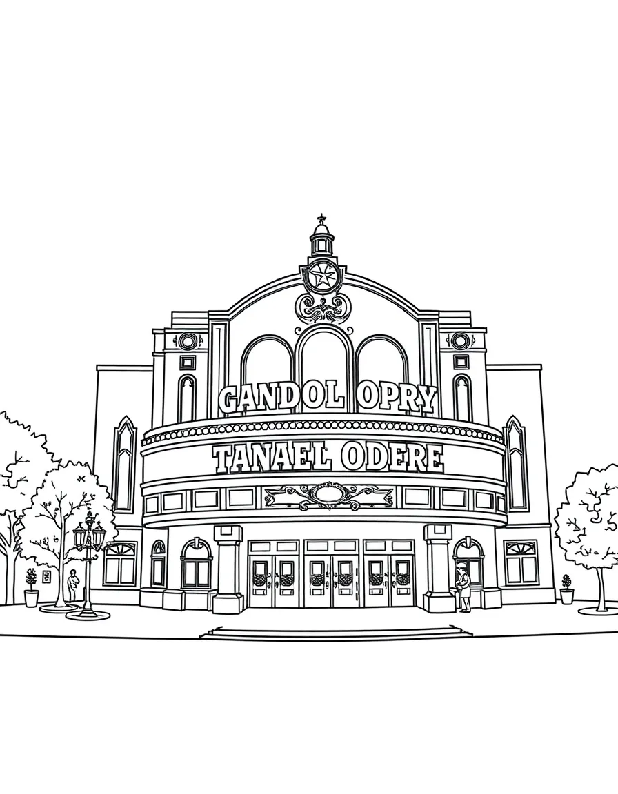 (Tennessee) The Grand Ole Opry building