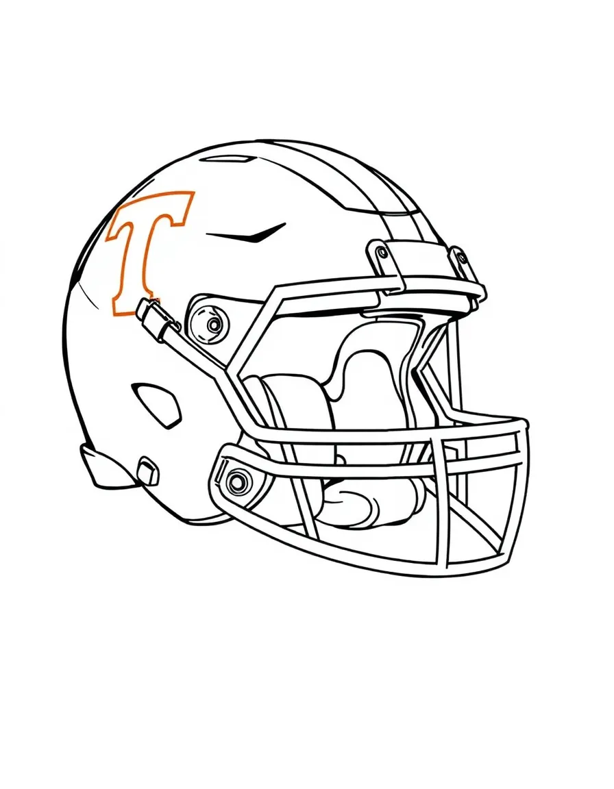 (Tennessee) University of Tennessee Volunteers football helmet