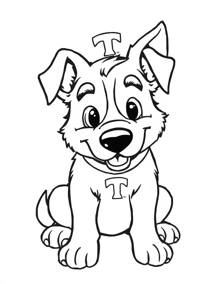 (Tennessee) Smokey the Dog mascot of UT Knoxville